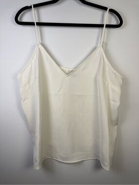 NWT A New Day Women’s Cami with adjustable straps, Color: White, Size: Large